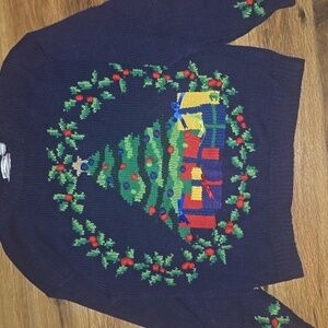 Vintage Westbound-Ugly Christmas Sweater-Size Small-Knitted By Hand